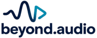 Das beyond.audio Logo symbolisiert innovative Audio- und KI-Lösungen für intelligentes Wissensmanagement, moderne Kommunikation und Audio-basierte Systeme.